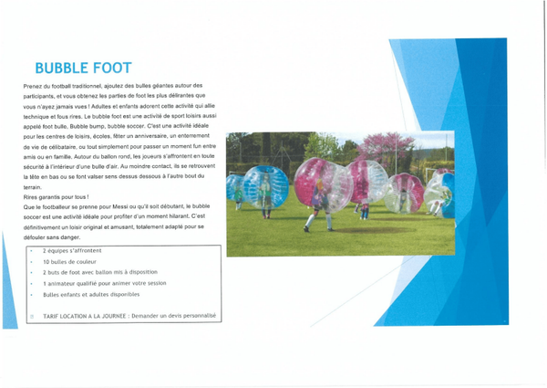 Bubble foot