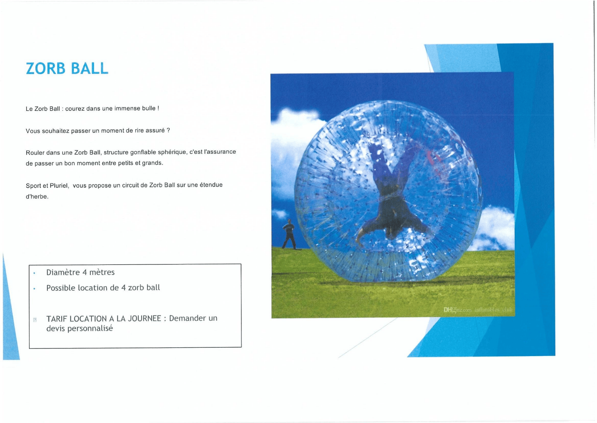 Zorb Ball