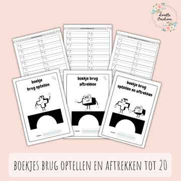 boekjes brug optellen en aftrekken tot 20