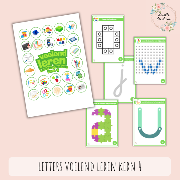 Letters voelend leren - KERN 4