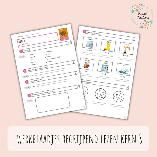 begrijpend lezen boekjes kern 8