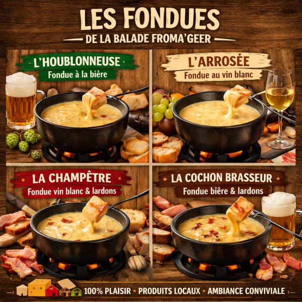 ---Le 29/11/26--- Rv à 10H00 -- Fondue aux fromages ADULTE