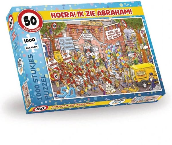 Party Puzzel Hoera Ik Zie Abraham 1000 Stukjes