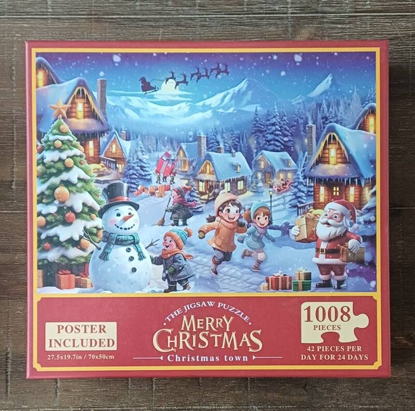 Christmas Town Advent Kalender 1008 Stukjes