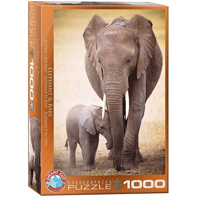 Eurographics Elephant & Baby 1000 Stukjes