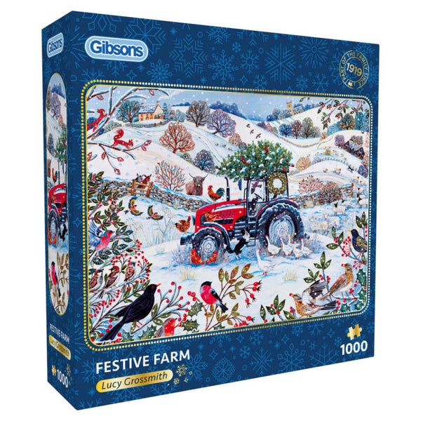 Gibsons - Festive Farm 1000 Stukjes