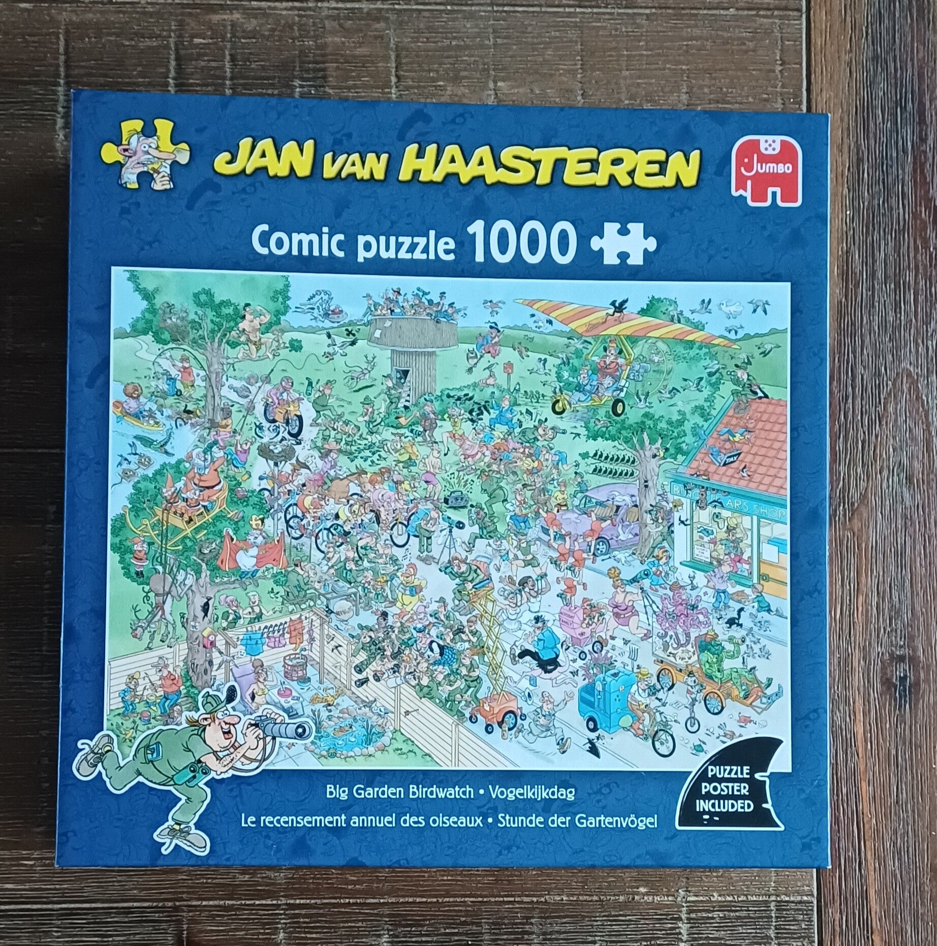 Jan van Haasteren De Grote Vogelkijkdag 1000 Stukjes (2e Hands)