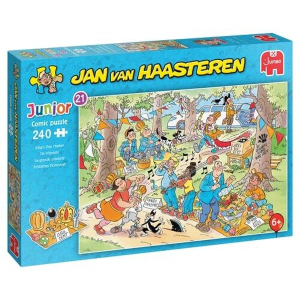 Jan van Haasteren Junior 21 - De Vrijmarkt 240 Stukjes