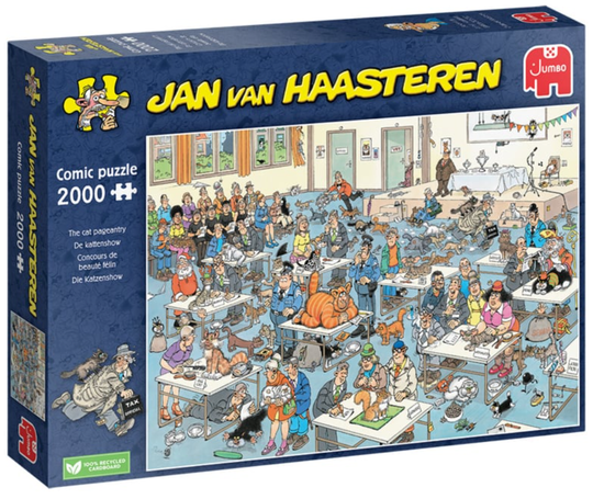 Jan van Haasteren De Kattenshow 2000 Stukjes