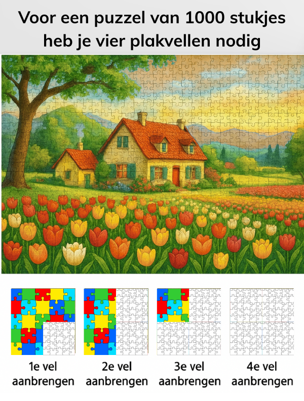 Puzzel Lijm Vellen