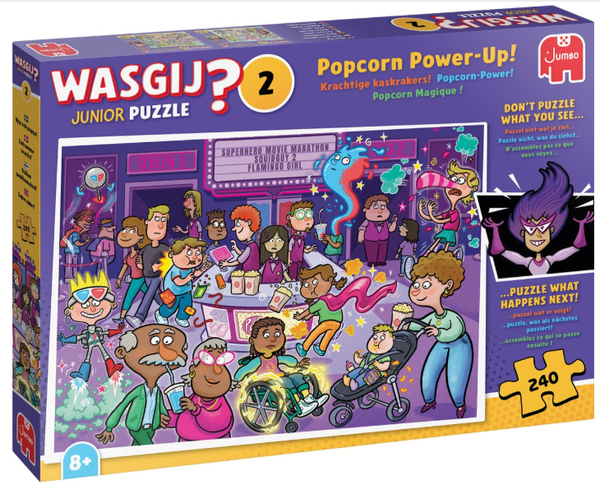 Wasgij Junior 2 Popcorn Power-Up! 240 Stukjes