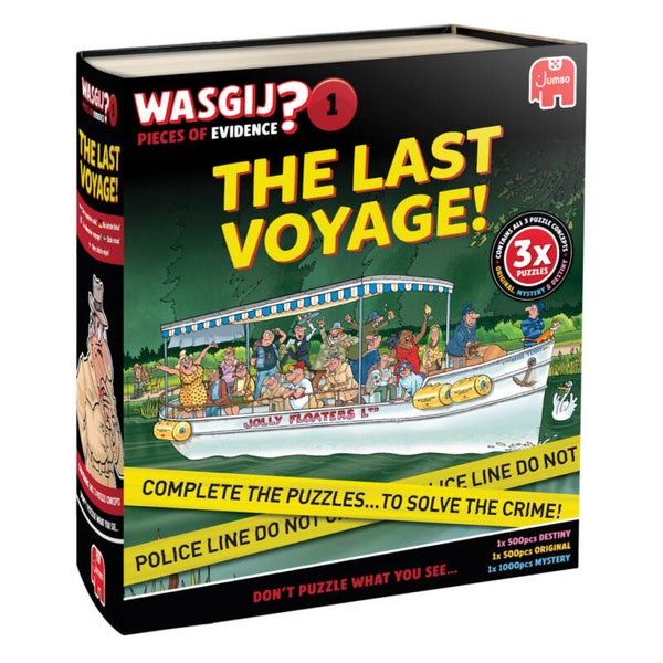 Wasgij Pieces Of Evidence - The Last Voyage (2 x 500 & 1 x 1000)