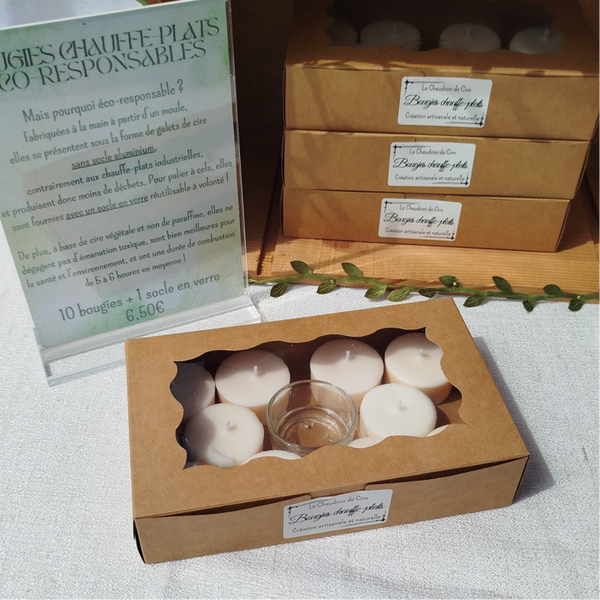 Chauffe-plat non parfumées