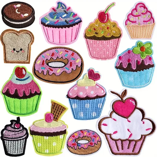 Patches - Cupcakes (set van 13)