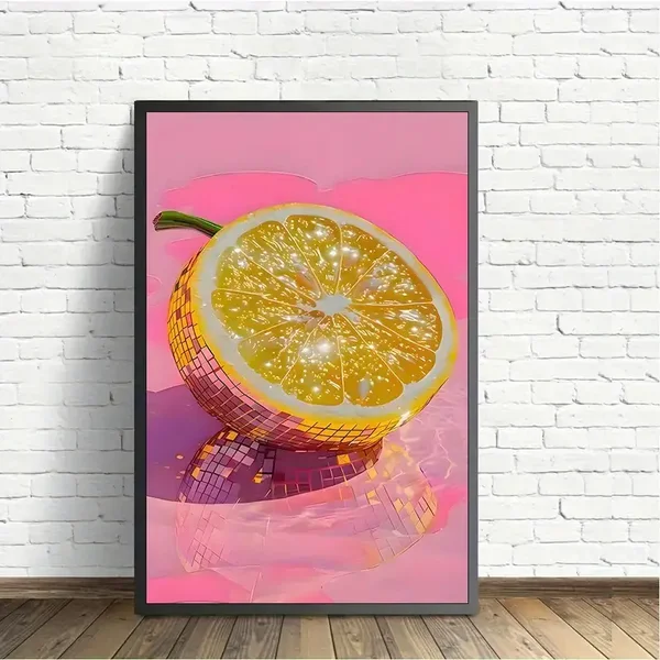 Canvas Poster - Shiny Orange