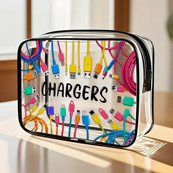 Transparante Opbergtas - Chargers