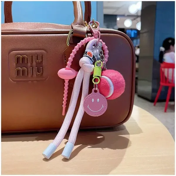Bag Charm - Tennis Roze