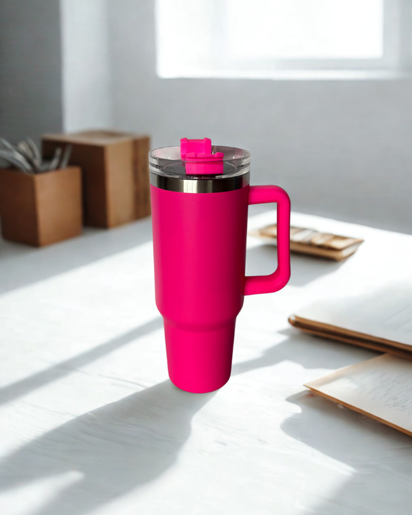 Drinkbeker XL - Roze