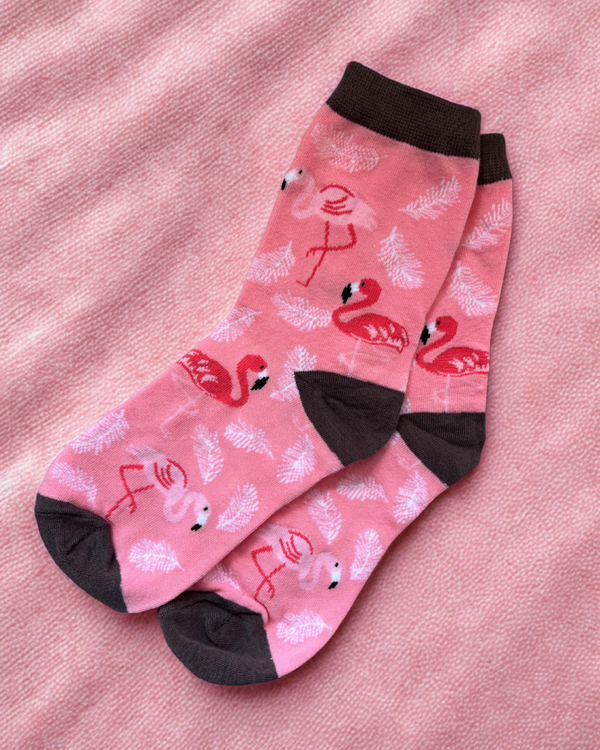 Sokken Flamingo - Roze