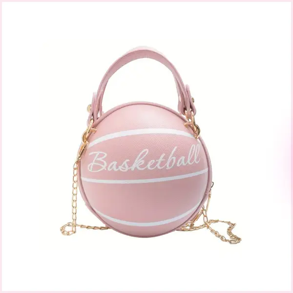 Basketball Design Bag - Roze