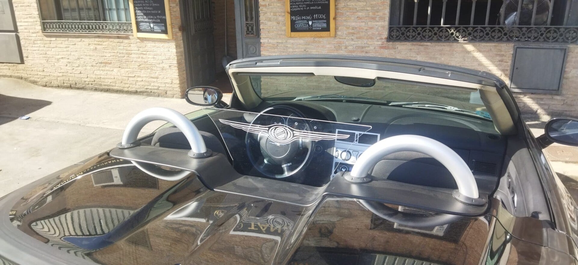 Deflector de aire cabrio