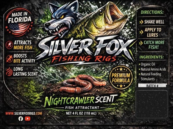 (All New) Nightcrawler Fish Attractant (2oz) spray bottle