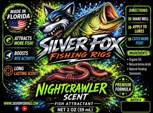 (All New) Nightcrawler Fish Attractant (2oz) spray bottle
