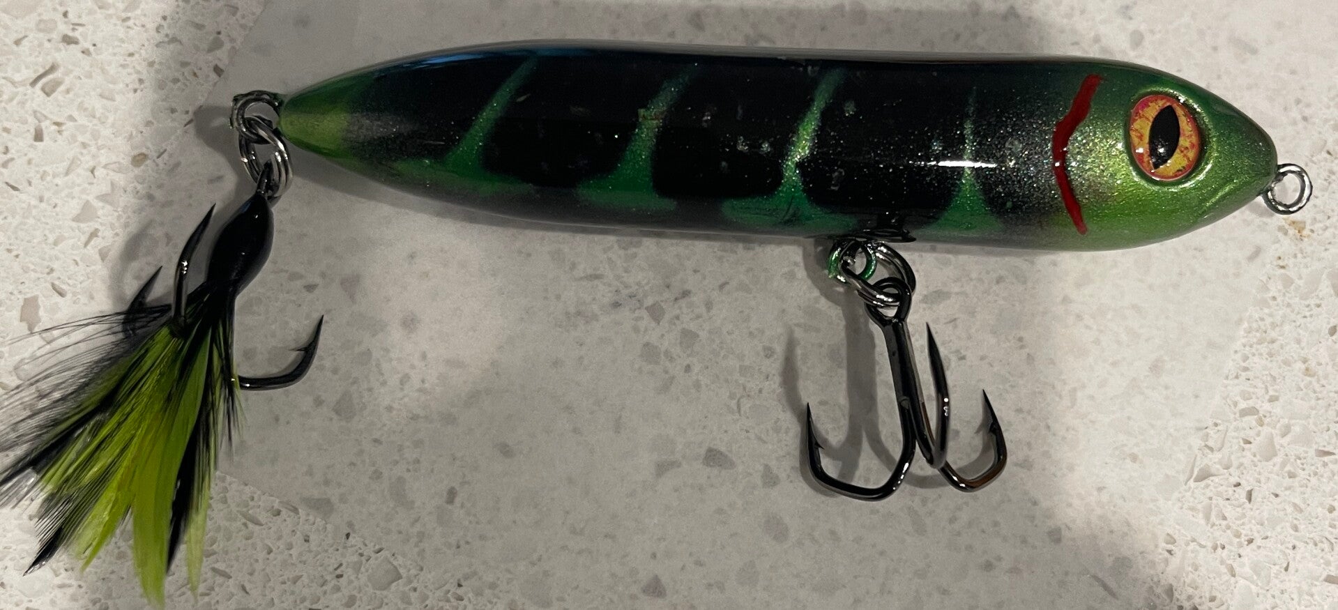 Silver fox 3.85” topwater spook (Black Mamba) | Silver Fox