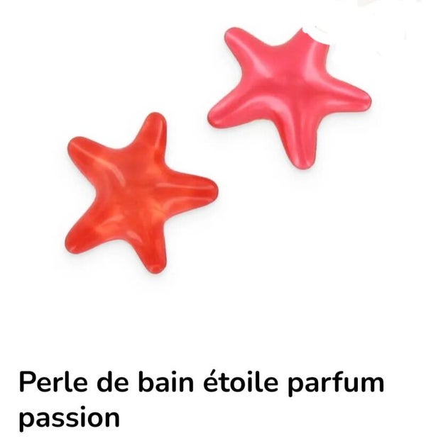 Perle de bain étoile passion