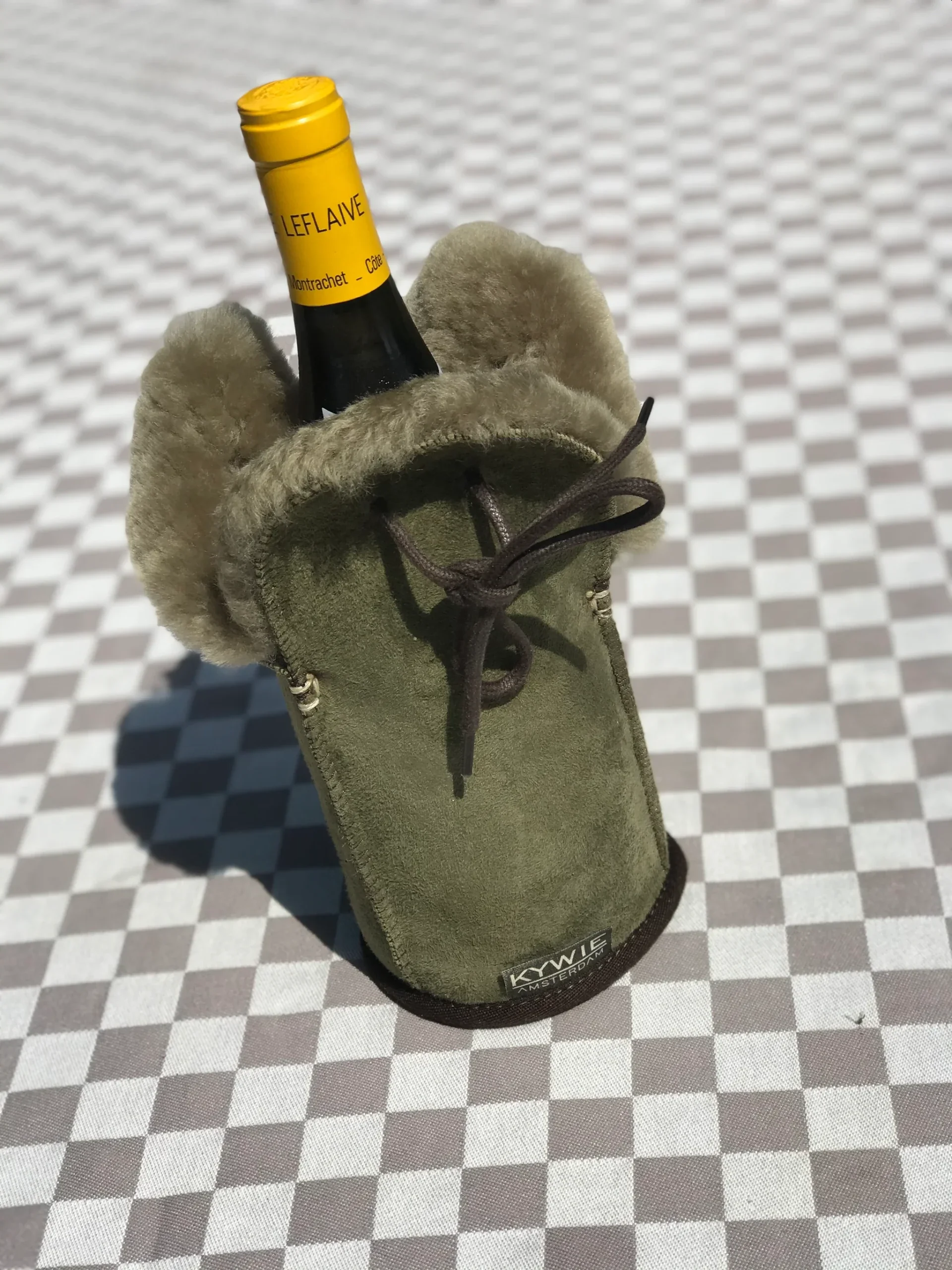 Kywie Champagne Khaki Suede