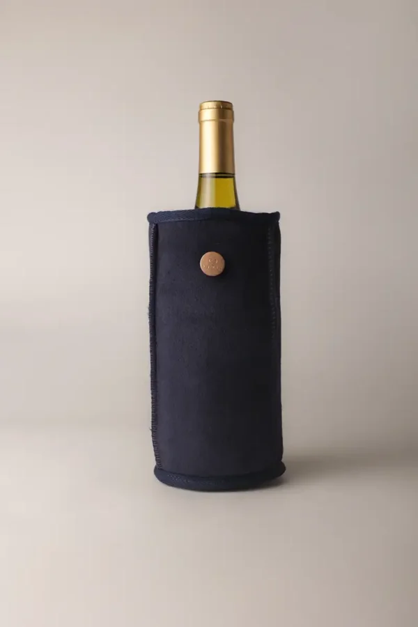 Kywie Wine Cooler Navy Suede