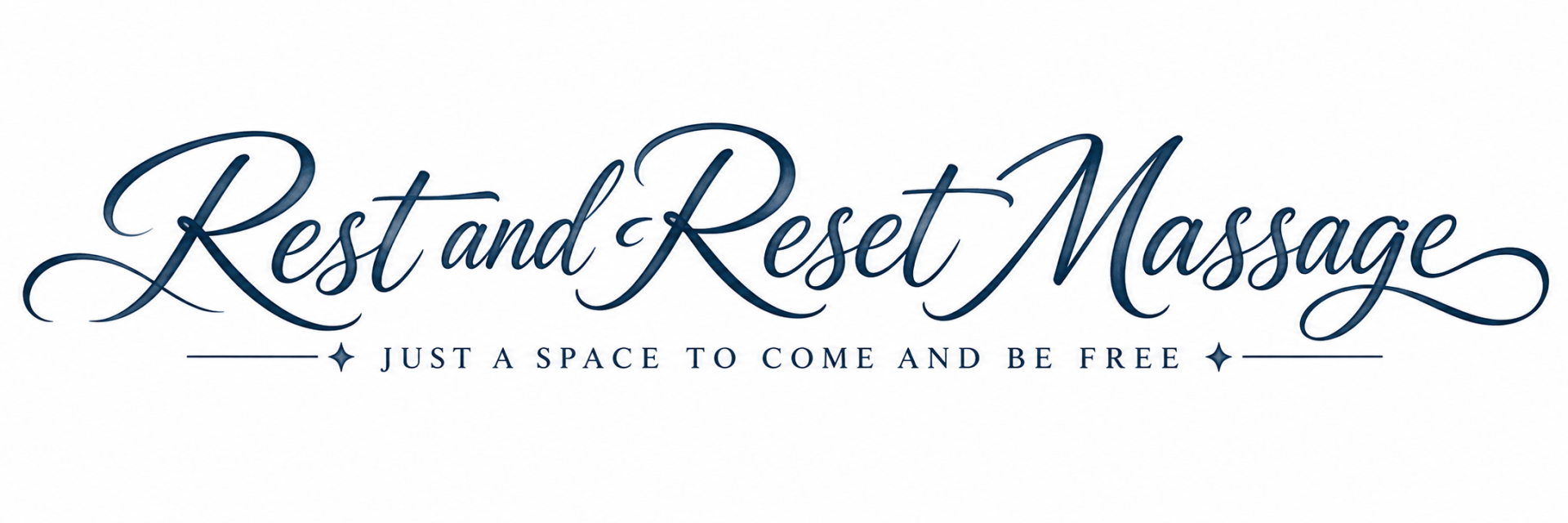 "Rest and Reset Massage wellness banner with calming mountain scenery and the phrase, 'Rest isn't earned, it's needed,' representing therapeutic massage and deep rest in Greensboro, NC."