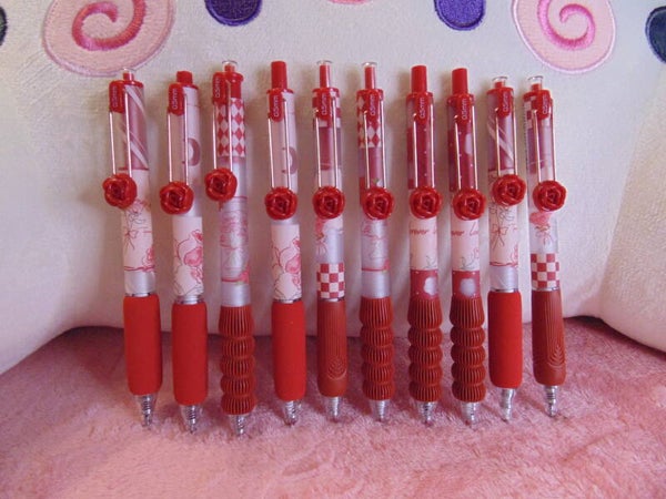 Stylos à encre gel Série Roses