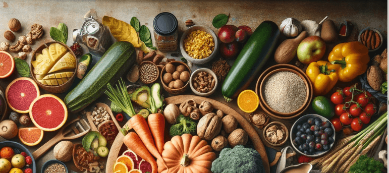 vegan keuken groente en fruit