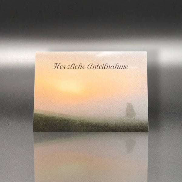 Beileidskarte - Herzliche Anteilnahme
