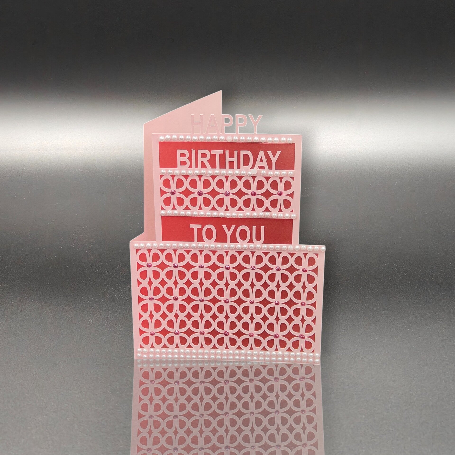 Geburtstagskarten - Happy Birthday Kartentorte
