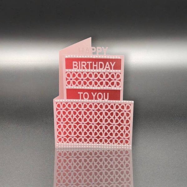 Geburtstagskarten - Happy Birthday Kartentorte