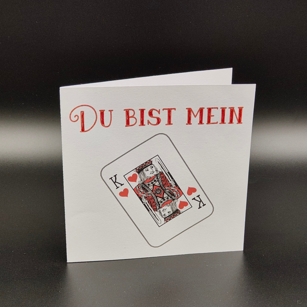 Diverse Karten - Du bist mein König
