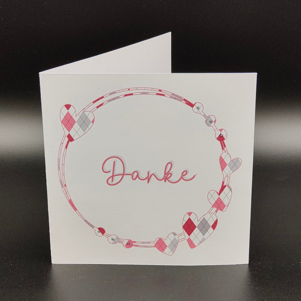 Dankeskarte - einfach Danke