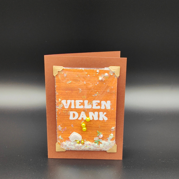 Shaker Karten - Vielen Dank shake it