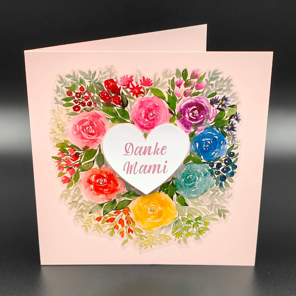 Muttertagskarten - Danke Mami