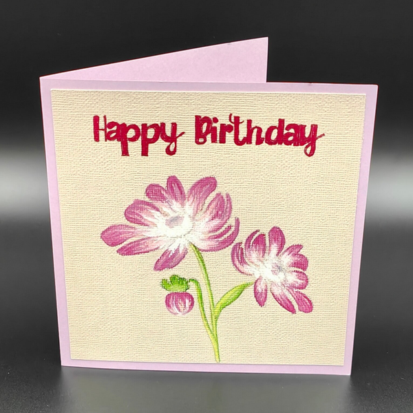 nicht geladen - Geburtagskarten - blumigesHappy Birthday