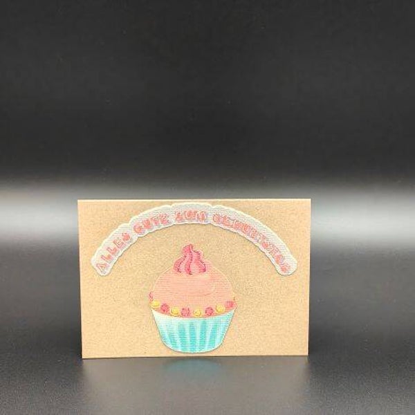 nicht geladen - Geburtstagskarten - Muffin Alles Gute zum Geburtstag