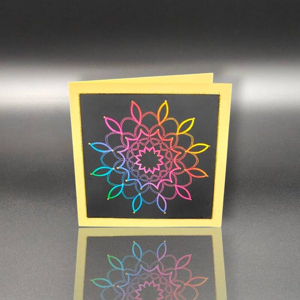 Scratchkarten - Blumiges