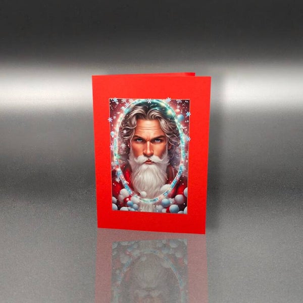 Weihnachtens freche Früchtchen - Santa blue eyes