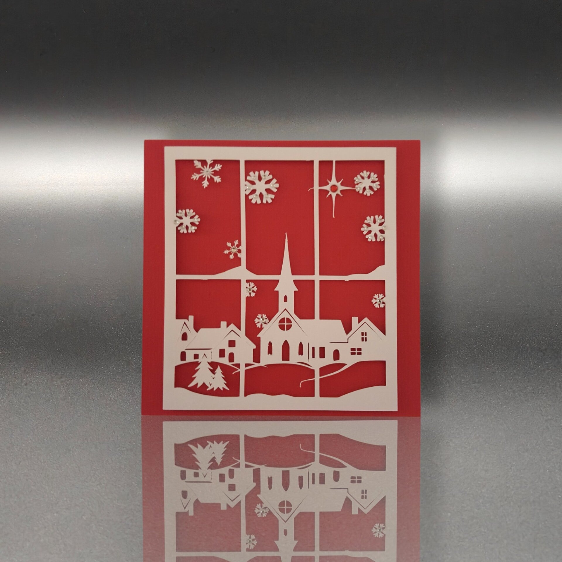 Weihnachtskarte – Weihnachtsdorf