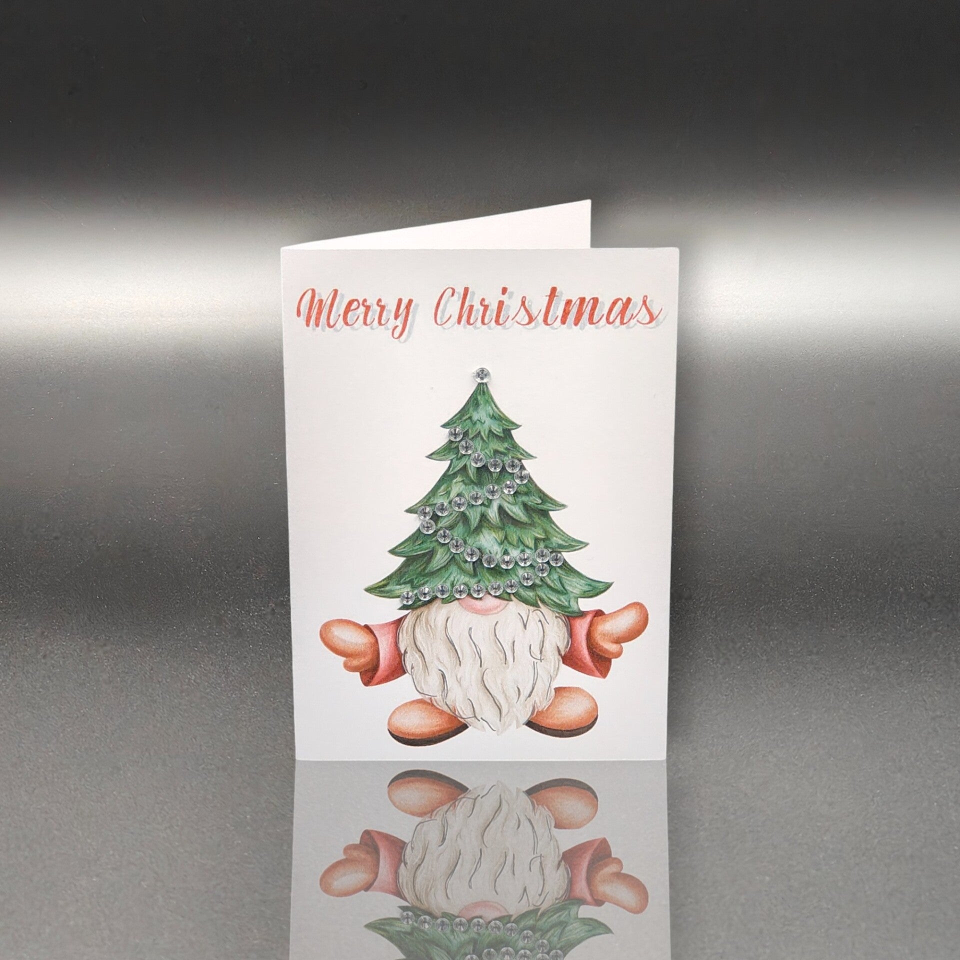 Weihnachtskarte - Weihnachtsgnom - Diamant