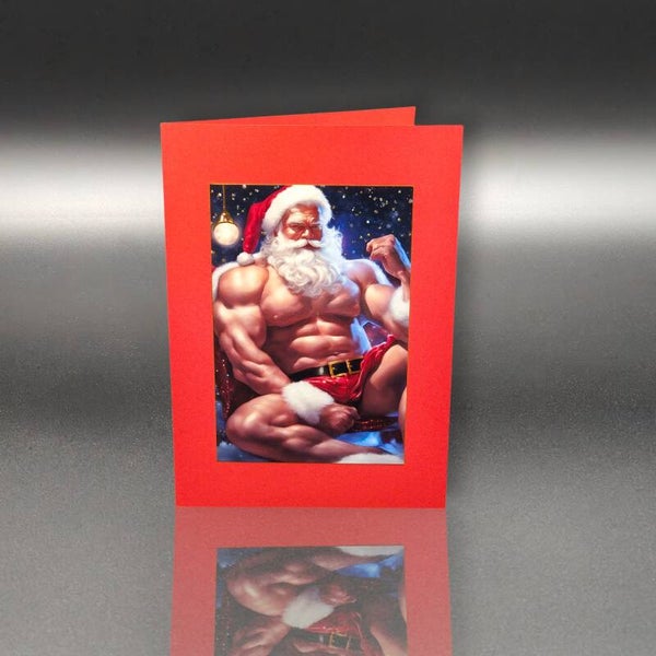 Weihnachtens freche Früchtchen - Muskel-Weihnachtsmann