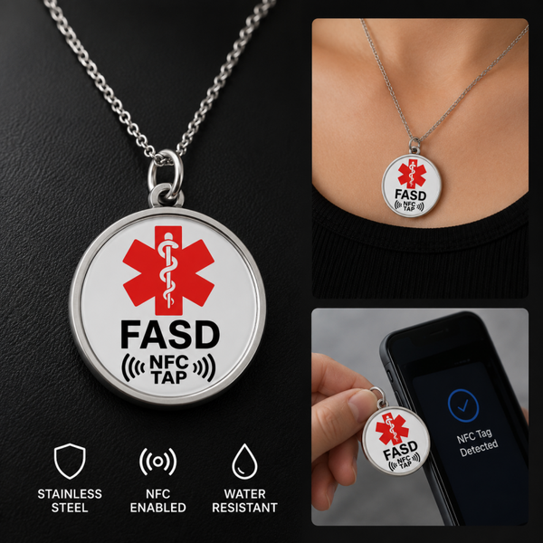 FASD Assist Medical Alert Necklace