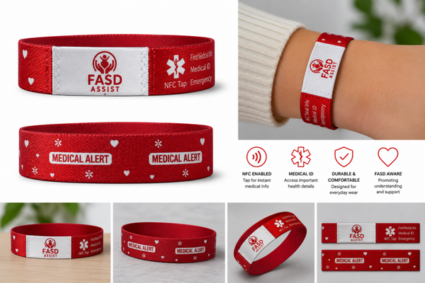 FASD Assist Medical Alert Bracelet